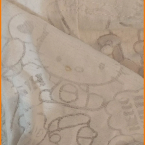 Thin Soft White Hello Kitty Zip Up Hoodie, 120cm - Picture 5 of 5